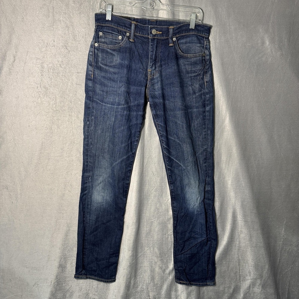 Levis Jeans Mens 30x30 Blue Slim Fit Stretch Denim Tapered Leg 18169-0007